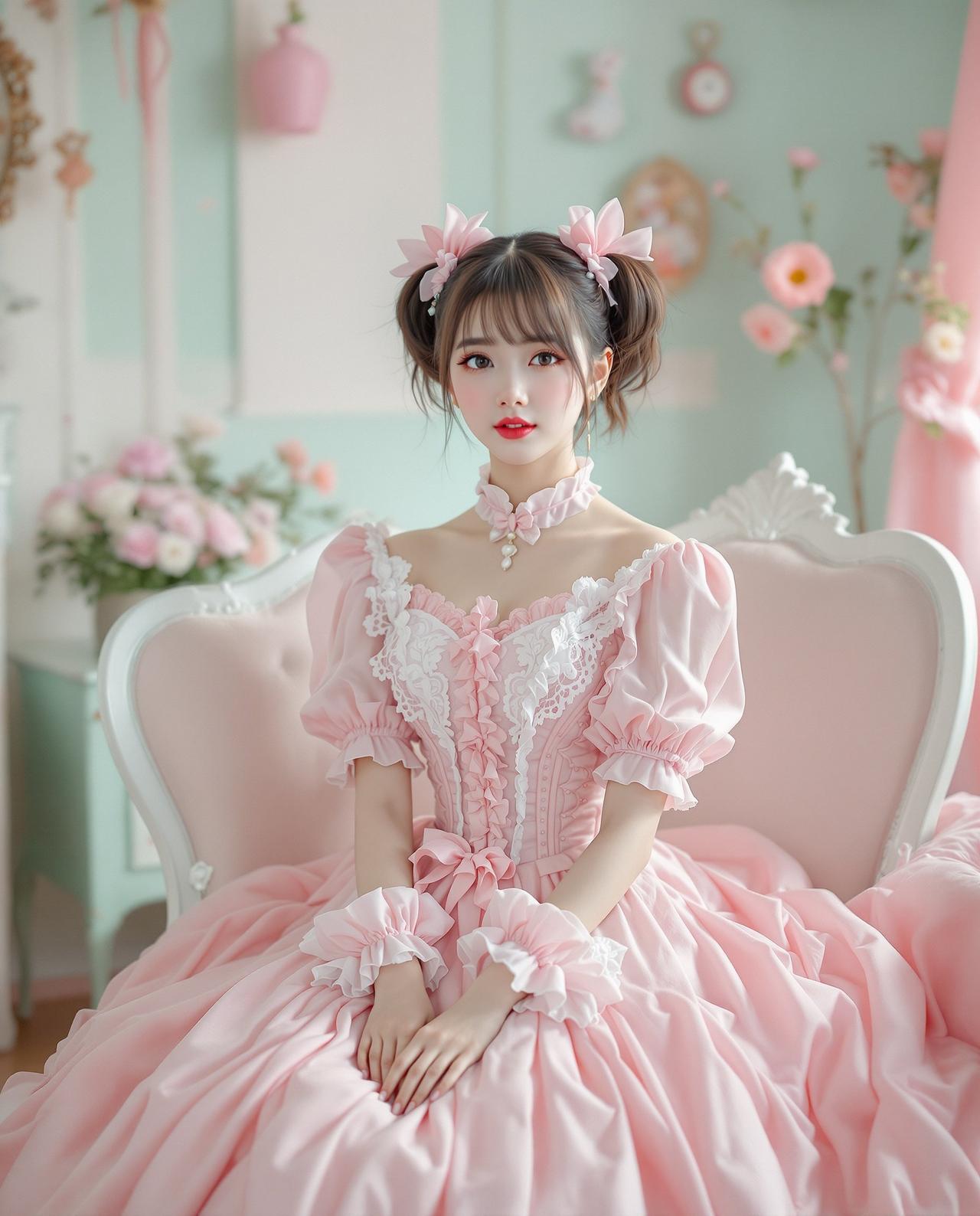 cosplay福利 - 洛丽塔双马尾甜美系 - 双马尾、洛丽塔、甜美、二次元